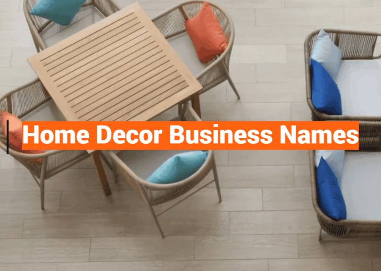 Home Decor Business Names